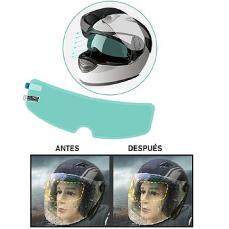 AntiEmpañante Para Casco Moto